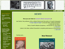 Tablet Screenshot of henrycowell.org